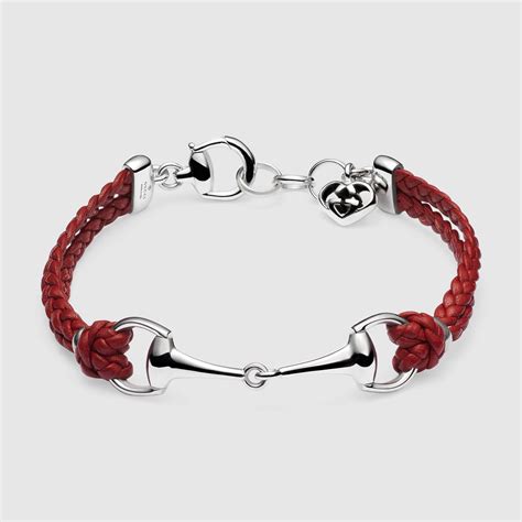 gucci red horsebit bracelet|Gucci Horsebit necklace jewelry.